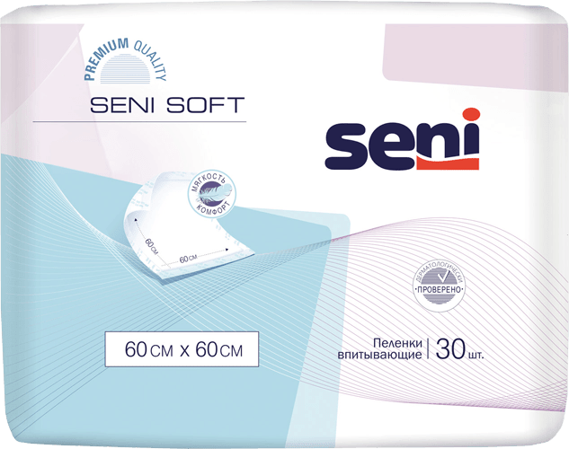 Пеленки Seni Soft 60x60см N30