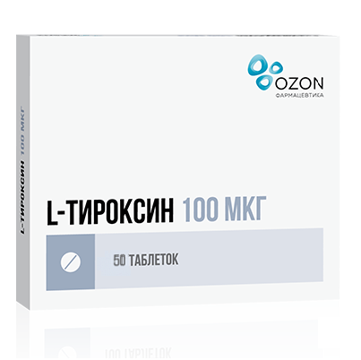 L-Тироксин таб 100мкг N50 Озон
