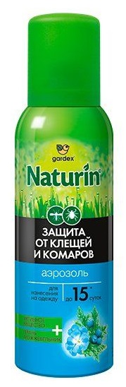 Гардекс Naturin аэрозоль от клещей и комаров 100мл