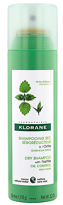 Шампунь сухой с экстрактом крапивы для жирных волос 150мл Klorane (Клоран)