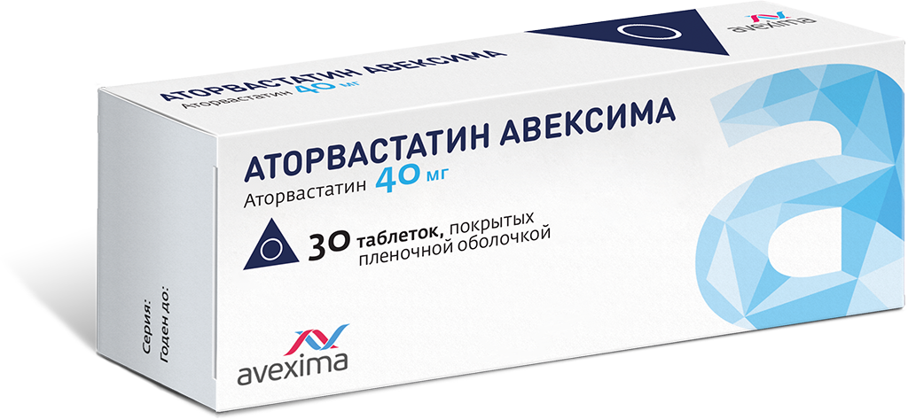 Аторвастатин Авексима таб 40мг N30 | Я+аптека