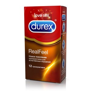 Презервативы Durex Real Feel N12 для естественных ощущений