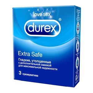 Презервативы Durex Extra Safe N3 утолщенные