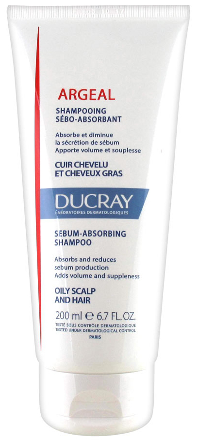 Argeal шампунь для жирных волос 200мл Ducray (Дюкрэ)