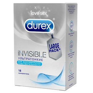 Презервативы Durex Invisible N18 ультратонкие