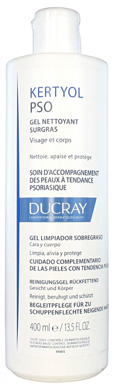 Kertyol P.S.O. гель сверхпитательный очищающий 400мл Ducray (Дюкрэ)