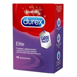 Презервативы Durex Elite N18 с дополнительной смазкой