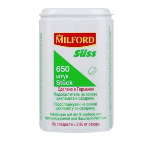 Сахарозаменитель Милфорд Suss таблетки 650 шт.