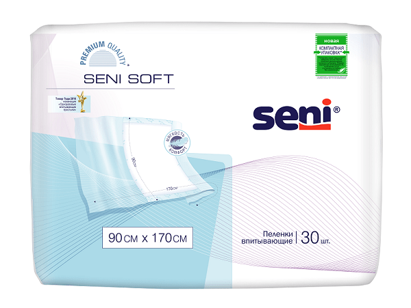 Пеленки Seni Soft 90x170см N30