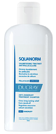 Squanorm шампунь для волос от жирной перхоти 200мл Ducray (Дюкрэ)