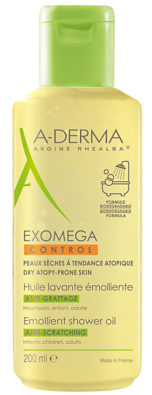 Exomega control масло смягчающее масло для душа 200мл A-derma (А-Дерма)