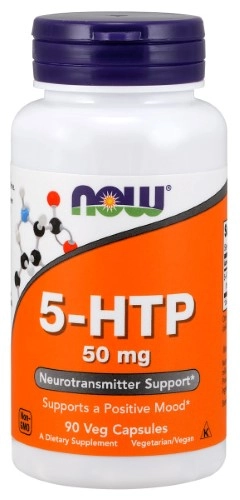 Now 5-HTP 5-гидрокситриптофан вегетарианские капс 50мг N90
