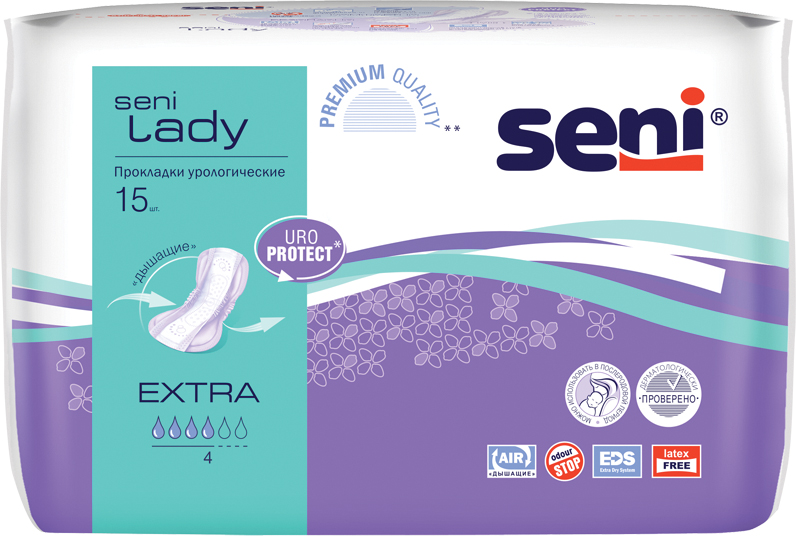 Прокладки Seni Lady Extra N15 урологические