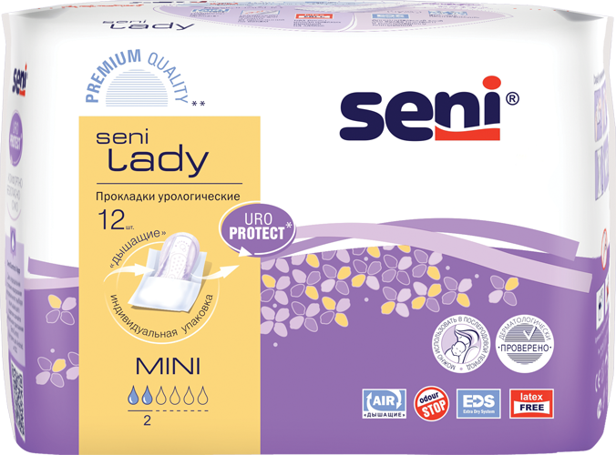 Прокладки Seni Lady Mini N12 урологические