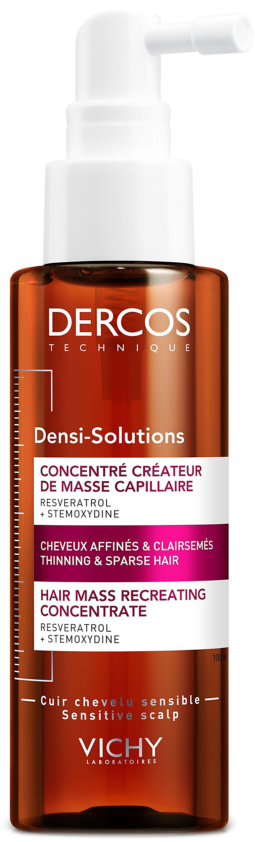 Dercos densi-solutions сыворотка для роста волос 100мл Vichy (Виши)