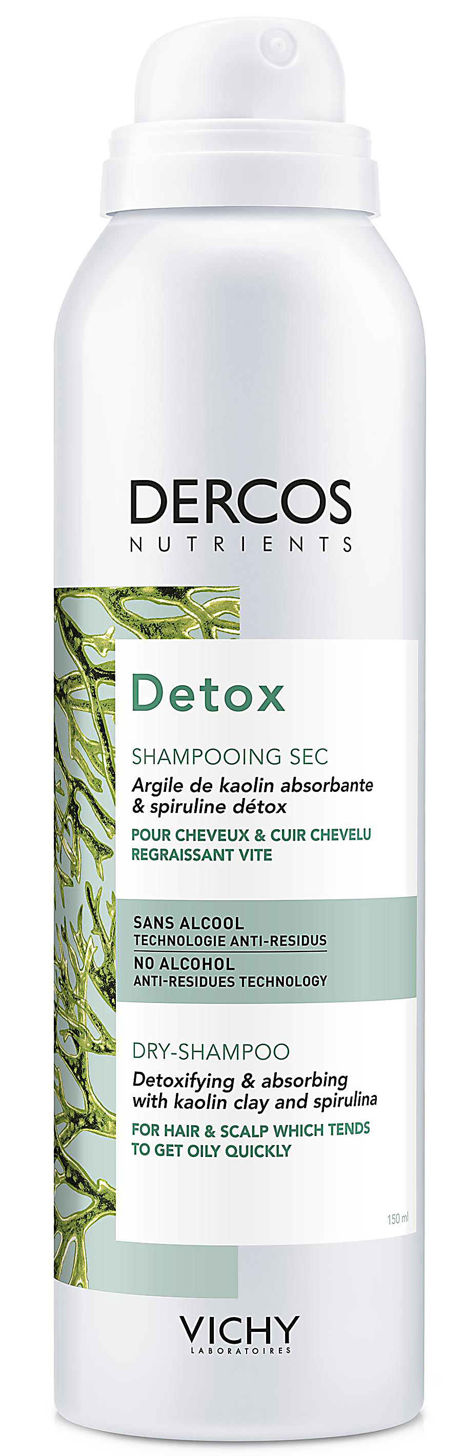 Dercos nutrients detox шампунь сухой 150мл Vichy (Виши)