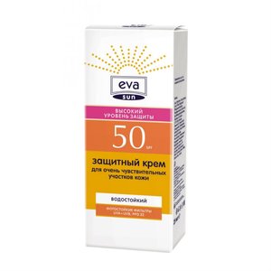 Солнцезащитный крем Eva Sun для чувств участков кожи SPF50 25 мл