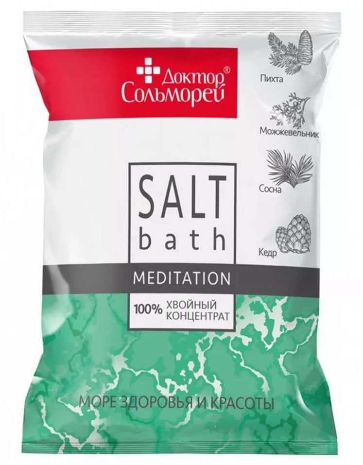 Доктор Сольморей хвойная соль для ванн медитация 500г