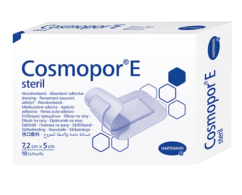 Cosmopor E повязка 7,2x5см N10 послеоперационная стерильная (Космопор Е)