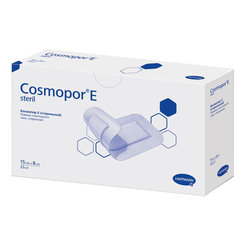 Cosmopor E повязка 15x8см N25 нетканая стерильная (Космопор Е)