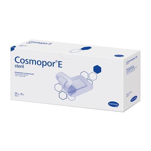 Cosmopor E повязка 20x8см N25 нетканая стерильная (Космопор Е)