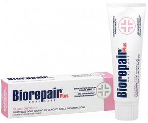 Biorepair Plus Paradontgel Зубная паста для защиты и увлажнения десен 75 мл