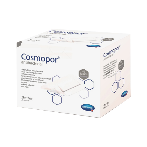 Cosmopor Antibacterial повязка 10x6см N25 нетканая стерильная (Космопор Антибактериал)