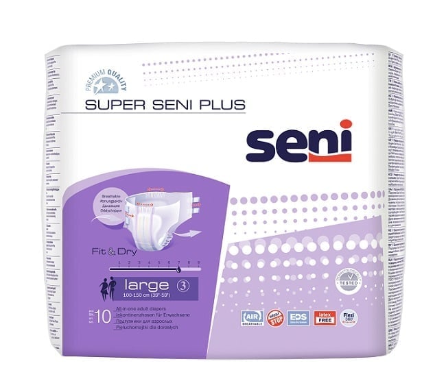 Подгузники Super Seni Plus размер L N10