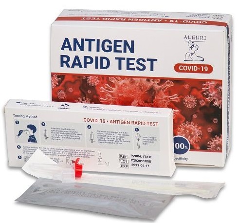 Набор реагентов GenSureTM COVID-19 Antigen Rapid Test Kit для определения антигена коронавируса SARS-CoV-2 в мазке