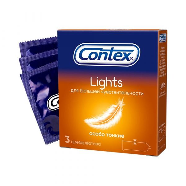 Презервативы Contex Lights N3 особо тонкие