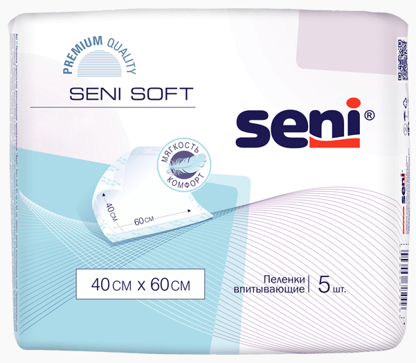 Пеленки Seni Soft 40x60см N5