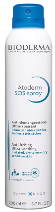 Atoderm SOS спрей для сухой, очень сухой, атопичной, чувствительной кожи 200мл Биодерма Атодерм