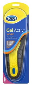Стельки Scholl Gel Active Work для активной работы женские размер 37-41
