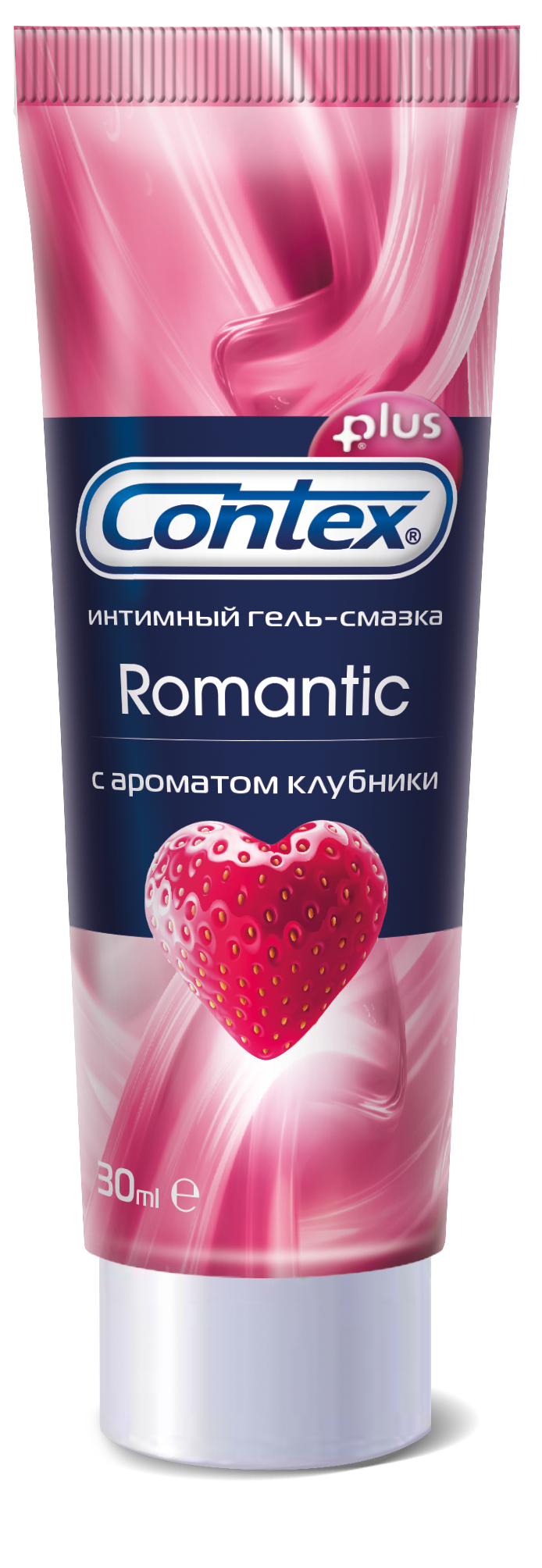 Гель-смазка Contex Romantic 30мл с ароматом клубники