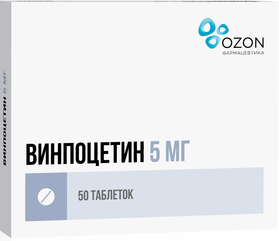 Винпоцетин таб 5мг N50 Озон