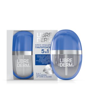 Librederm блеск-уход для губ гиалуроновый 5 в 1 N 1